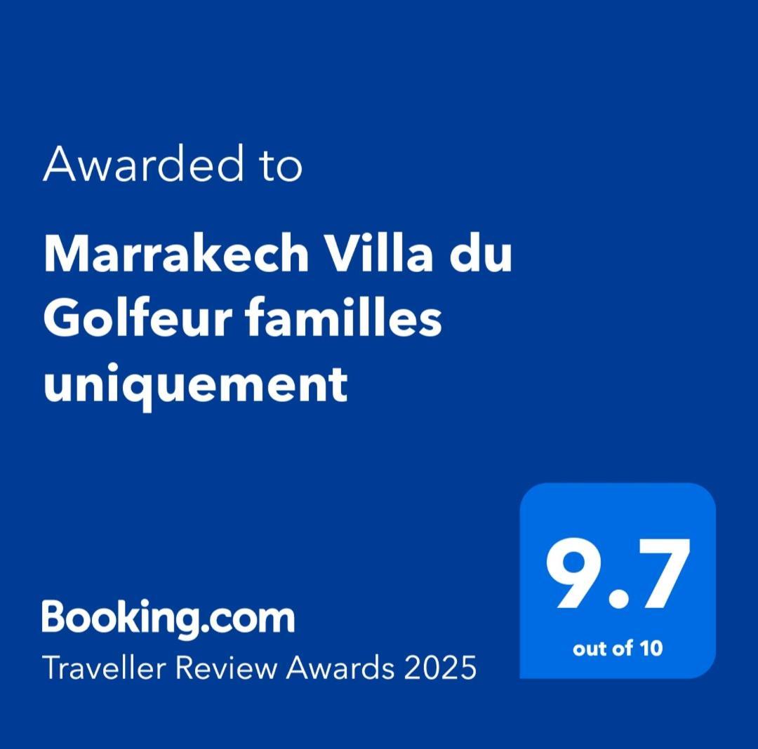 Marrakech Villa Du Golfeur Familles Uniquement Marrakesh Ngoại thất bức ảnh